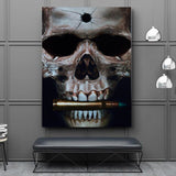 2021 New Skull  Wall Art Canvas Painting