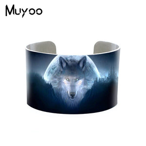 2021 New The Wolf In The Moonlight Bracelet Adjustable