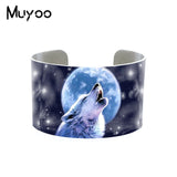 2021 New The Wolf In The Moonlight Bracelet Adjustable