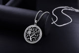 2021 New Small Owl Necklace Tree Of Life