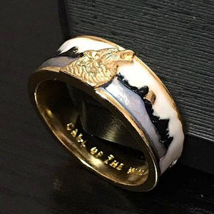2021 New Wolf Gold ring