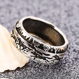 2021 New Running Wolf Silver Color Ring
