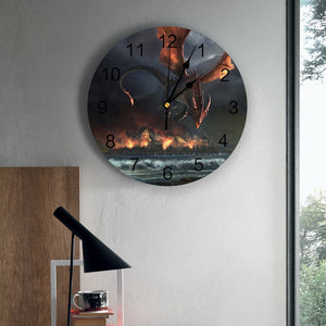 2021 New Medieval Dragon Wall Clock