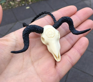 2021 New Ram Skull  Necklace 3D