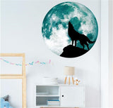 2021 New Luminous Moon Wolf Wall Sticker