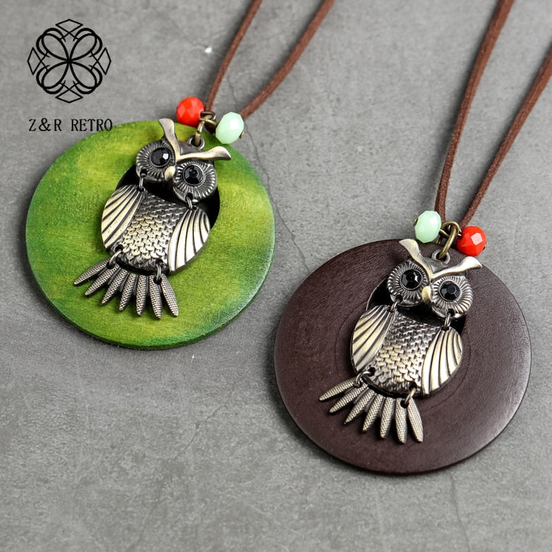 2021 Owl Neck Chains Necklace