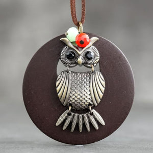 2021 Owl Neck Chains Necklace