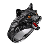 2021 New Gothic Egyptian Ring Wolf