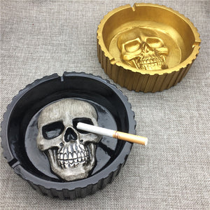 2022 Punk Skull Resin Decor Smokeless Ashtray Cigarette