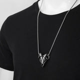 2021 New Vintage Satan Skull Necklace