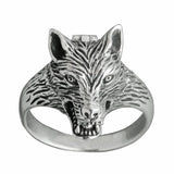 2021 Viking Wolf Amulet Ring Vintage