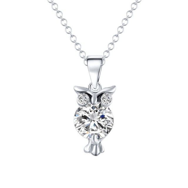 2021 New Owl Necklace Charm Choker