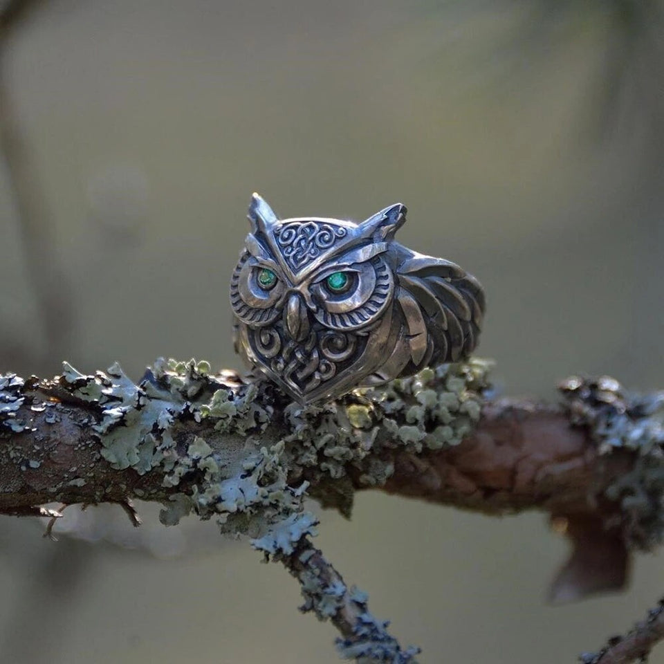 2021 New 3D Animal Owl Ring
