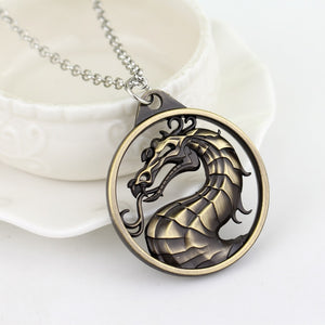 Mortal Kombat Dragon Necklace