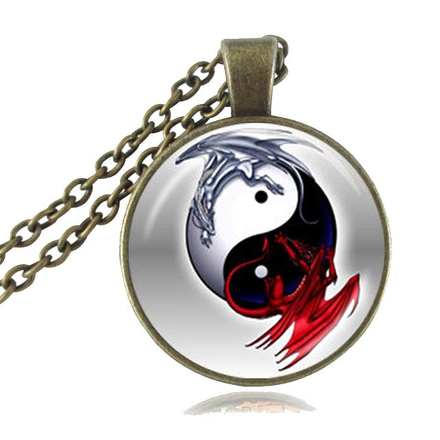 2021 Yin Yang Dragon Necklace