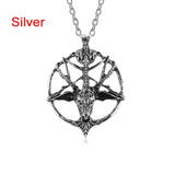 Pentagram God Skull Necklace