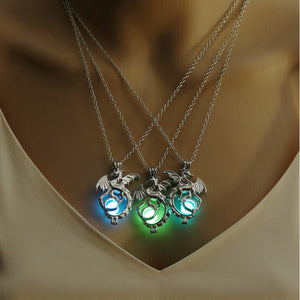 Fashion Dragon Glowing Necklace