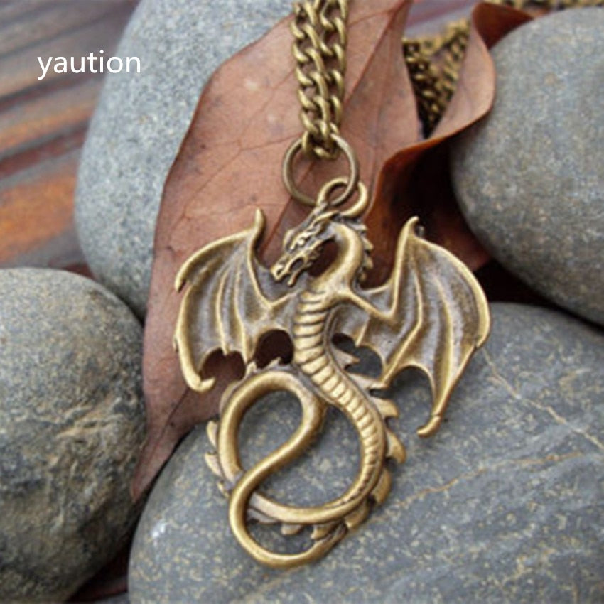 Bronze Dragons necklace