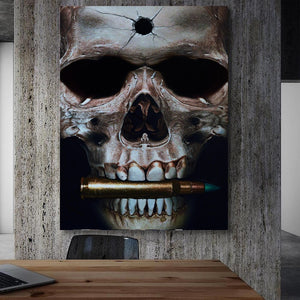 2021 New Skull  Wall Art Canvas Painting