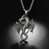 Cross Angel Dragon Necklace